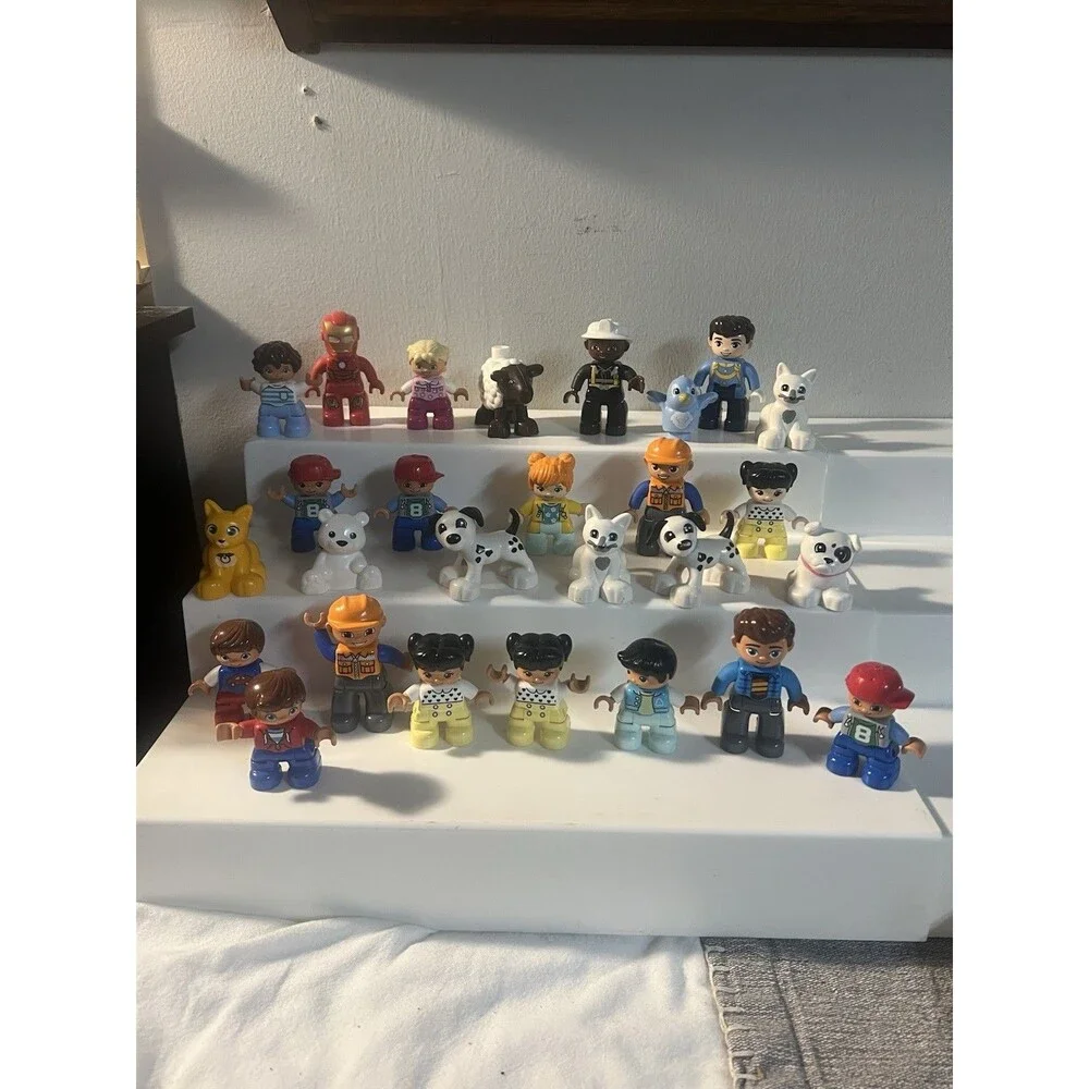 Lot of 27 Lego Duplo Figures Toys Animals Boys Girls Pets Characters